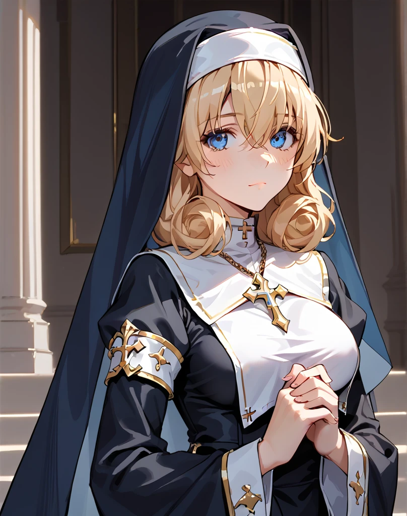 <lora:Sword_Saint_Job__Class_for_Pony:1> saint, sexy, anime style, focus on legs, dynamic angle, blindfolded, blushing, horny, score_9, score_8_up, score_7_up, score_6_up, score_5_up, score_4_up, hd, (ultra hd quality details), 8K