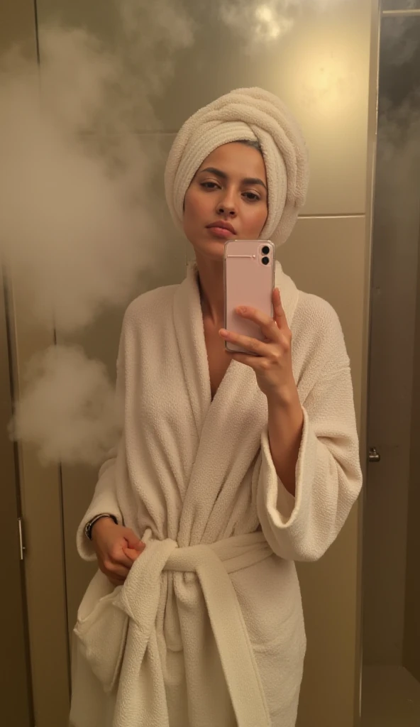 Arafed woman in a bathrobe taking a selfie in a hotel room, Anna Nikonova aka Newmilky, Irina Nordsol Kuzmina, Taran Dasha, Yelena Belova, Angelina Stroganova, julia gorokhova, Modelo do Instagram, clad in robes, Viktoria Gavrilenko, Anastasia Ovchinnikova, corpo sexy