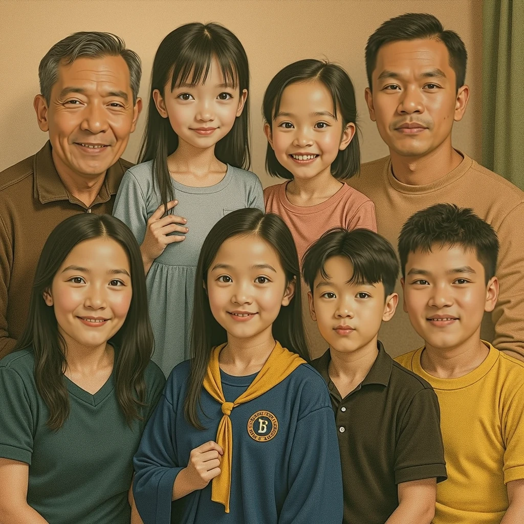 My family from indonesian