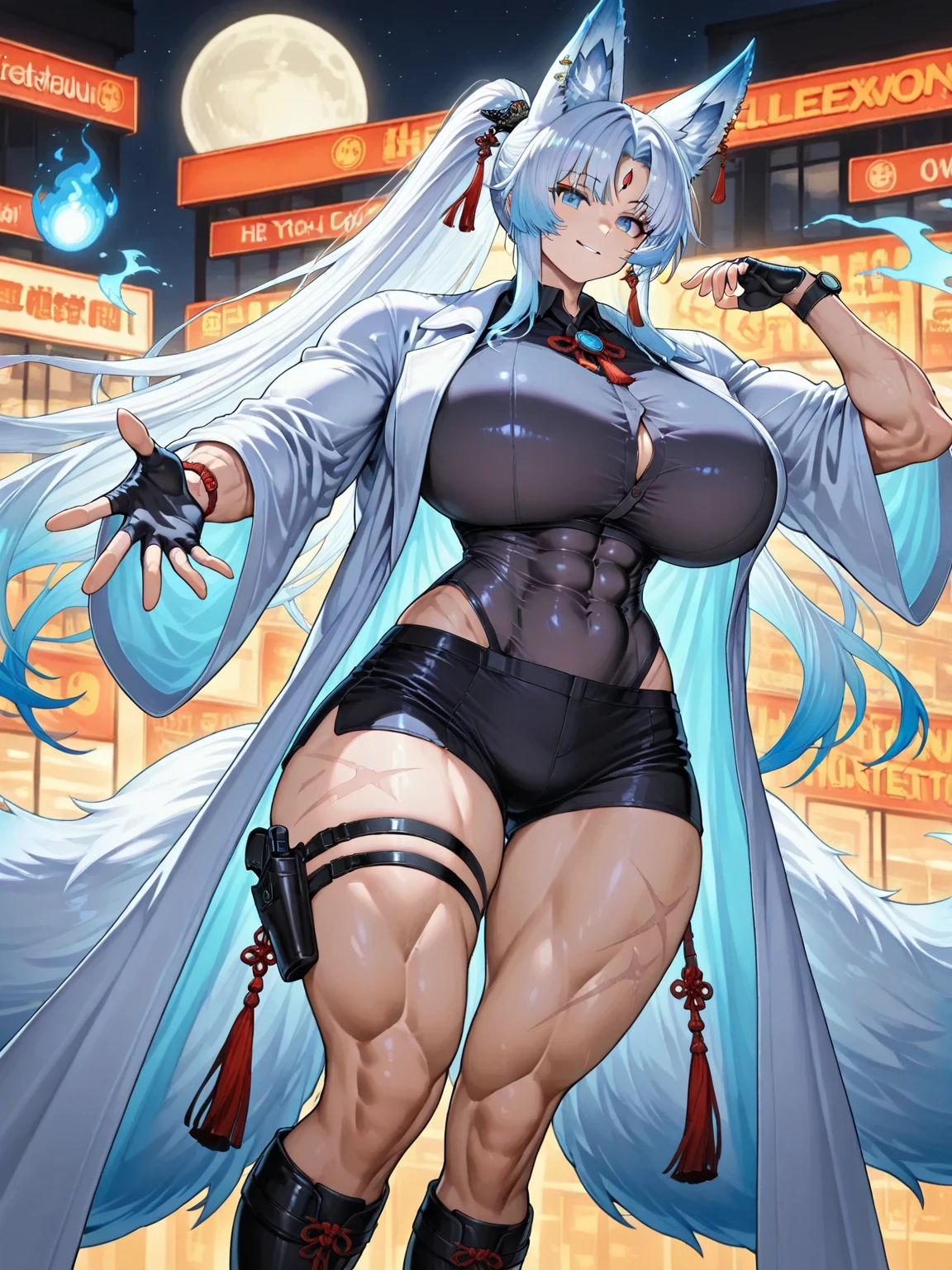 Large breast, sexy, glasses, full body, large ass, gigantic breasts, very tight clothes,