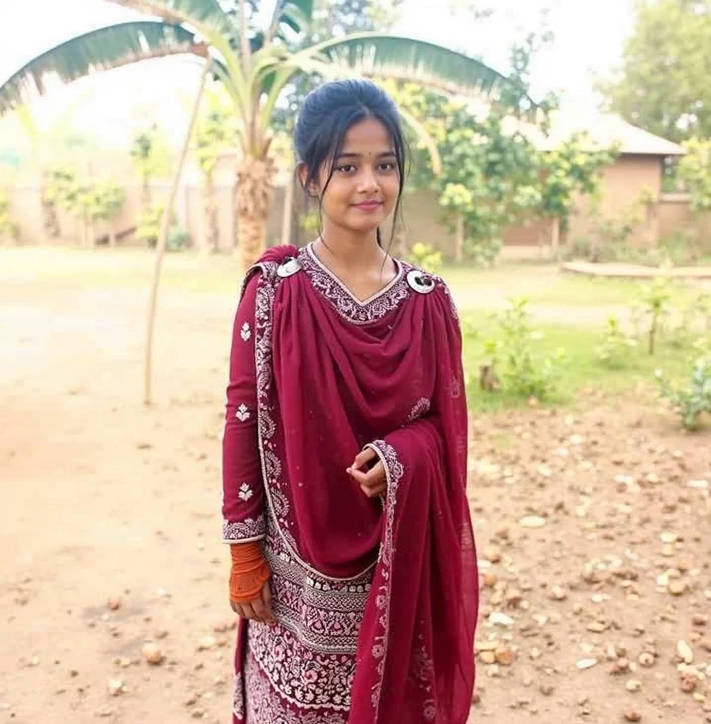 there is a woman sitting on a wall with a red blanket, with lovely look, with a beautifull smile, very beautiful girl, candid picture, taken with the best dlsr camera, assamese aesthetic, very very low quality picture, traditional beauty, wearing bihu dress mekhela sador, young girl, assamese, photo of the girl