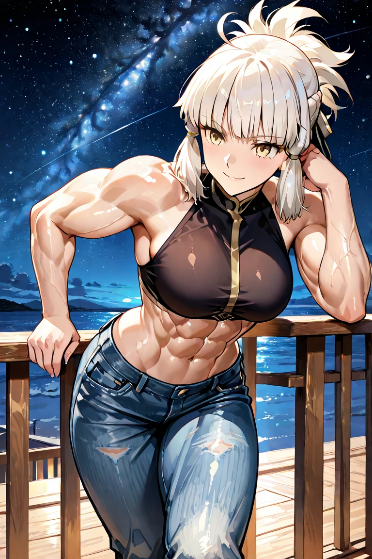 8K, 4k, highest quality, High resolution: 1.2), (masterful, realistic, Photoreal: 1.4), two women, Older sister's atmosphere、beautiful face, she has a bright smile、Shining Lipin Eyes, beholder, Fair skin, white skin: 1.5), Fine complexion, big, big, Light gray hair color、headband bangs, , young, s asack-view、big ass、super breasts、H cup、lower hair、Rear view、exposed nipples、T-back that digs into your butt、thong lingerie、wear a white thong、white langerie、emphasize the buttocks、white collar calvin klein thong、cute long hairstyle、