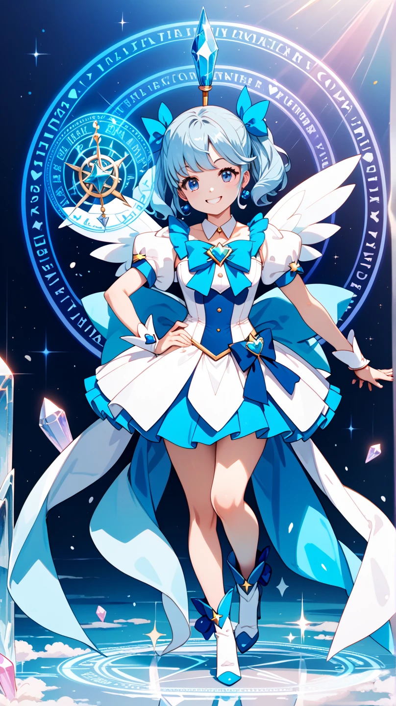 Image of a metal fairy controlling metal with a magic wand