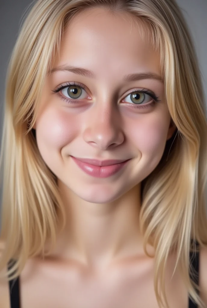tv_Daria2_MXAI, , , happy expression, extreme closeup shot, black background,, 8k resolution, highres, high detail, sharp focus, detailed skin, 8k uhd, bokeh, analog photography