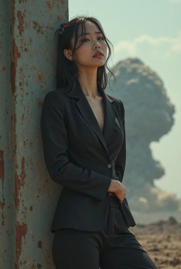  Solo PintAESPA edgy, rosto bonito, hyper-detailed messy hair, sorriso pequeno, taking your chiffon shirt button down, coxa, olhando para longe, paisagem urbana movimentada, towering skyscrapers, starry sky, (melhor qualidade, 4k, 8k, highres, obra-prima: 1.2), ultra-detalhado, (realista, fotorrealista, foto-realista: 1.37), cores vivas, retrato mulher mais velha, 26 anos de idade, wearing an oversized sweater, feliz, covinhas, olhar natural, ensolarado, soft lighting, emocional, granulado, , , SGBB, nice legs and hot body, beleza maravilha, Miss Grand International
