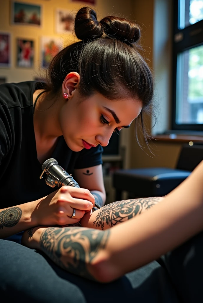 Creating a banner for a tattoo studio
