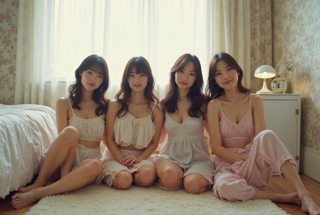((highest quality,8k, 32K,masterpiece:1.2)), 2 girl, hold hands