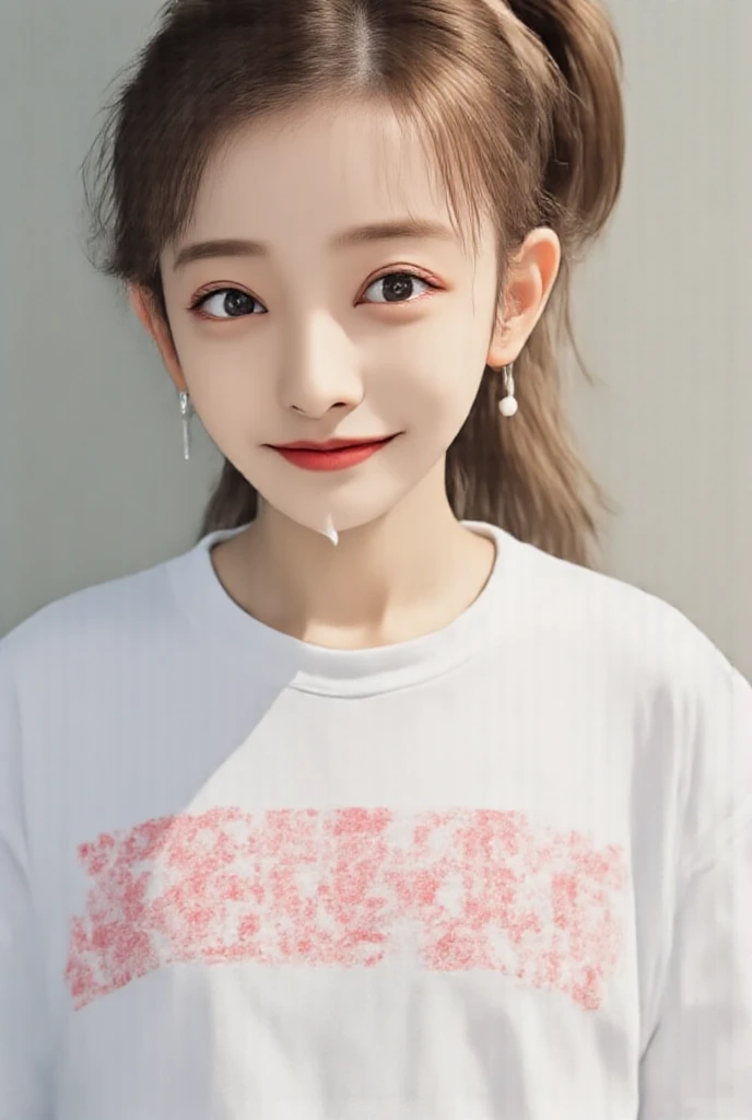score_9,score_8_up,score_7_up,female\((sango:1.2),chibi,age of 12,white skin,evil smile,open mouth,sharp teeth,(long tongue:0.5),hair\(pink,twintails\),hairclip,shirt\(open shoulder,long sleeve\),skirt\(black,short\),brown belt,Eye corners\(pink\),(narrow eyes:0.5)\(gray\),very cute pose,breast\) BREAK background\(simple,dark,pink heart marks\) BREAK quality\(8k,wallpaper of extremely detailed CG unit, ​masterpiece,hight resolution,top-quality,top-quality real texture skin,hyper realisitic,increase the resolution,RAW photos,best qualtiy,highly detailed,the wallpaper,cinematic lighting,ray trace,golden ratio\),(dynamic angle),(close up of face),[nsfw:2],