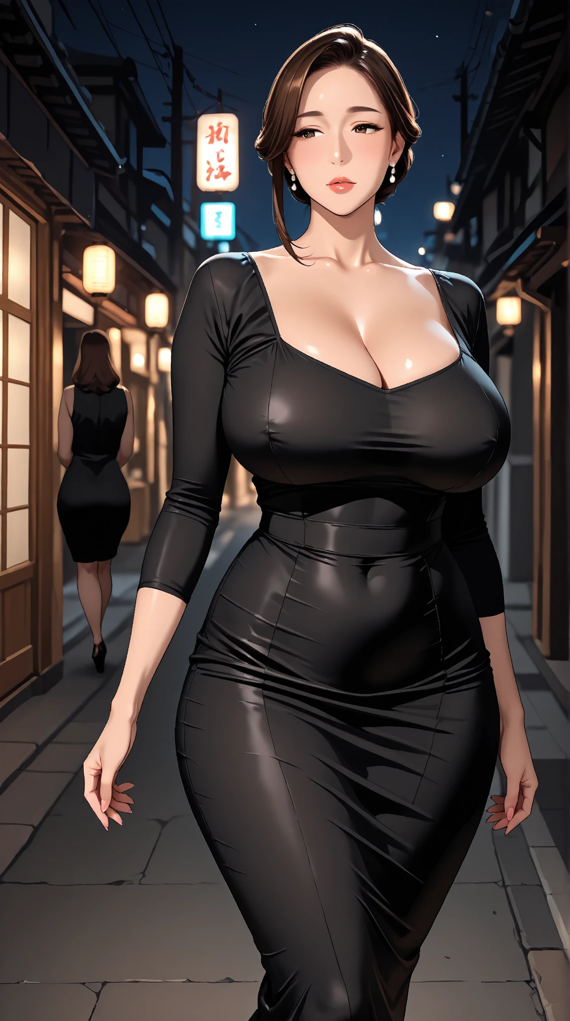 ((medium long shot)), (One ultimate beautiful mature woman), ( 1 women,1 boy), ((mom and son with school uniform:1.4)), very detailed顔, detailed lips, sensual lips, detailed eye, double eyelid, chignon, , ((naked, exposed pussy:1.4))), big and full breasts,big , gigantic breast, (thighs thighs thighs), Exactly, perfect body, perfect face, Depth of the bounds written, perfect image realism, 、Detailed With background, detailed costume, perfect thing、hyper realism、photoreal、8K maximum resolution, (masterpiece), very detailed, Professional, ((feel shy, embarrased, nervous:1.4)), ((in front of school, graduation ceremony:1.4)), (( ,black stokings, slim thigh, long leggs, :1.4)), ((exposed big , hard nipples, exposed pussy, exposed vaginas:1.4)), ((see through cheongsam dress , chignon:1.4))