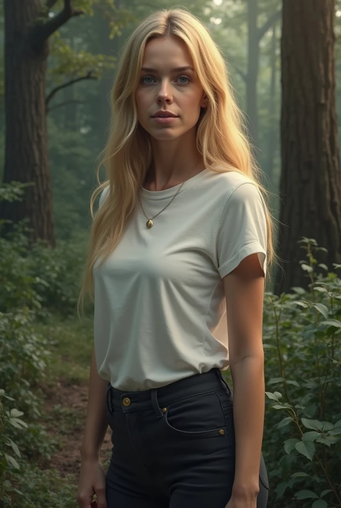 Attacked by monster,Ciri from The Witcher III the game, (((pee stain))), brown leggings, worried, embarrassed, (standing)(scared)