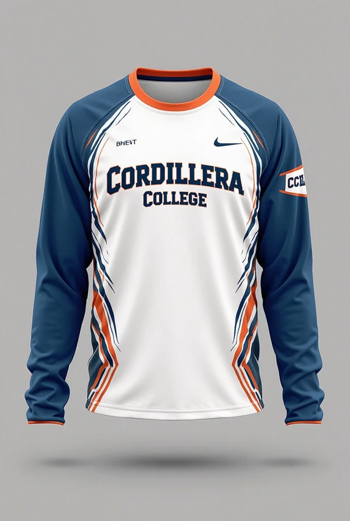 Make a blue and white football jersey with a wolf on the front and the number 6 and the name Wesley written on the back with a white background on the back of the shirt only.