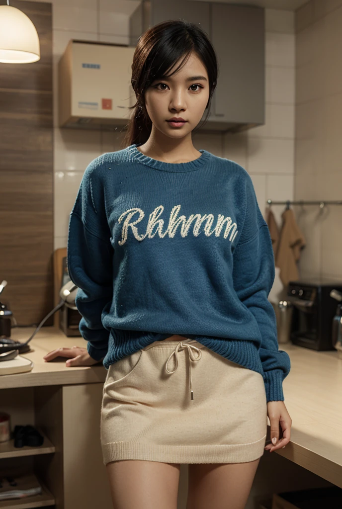 Allafo sweatshirt dress，With a belt and shorts, designed for cozy aesthetics!, 2 0 2 0 fashion, Sweater, light gray, gray clothes, ji-min, wearing sweatshirt, lifestyle, inspired by jeonseok lee, She is seen wearing streetwear pieces, pyjamas, inspired by Lü Ji, Lee Ji-eun, lee ji eun, inspirado por Kim Jeong-hui