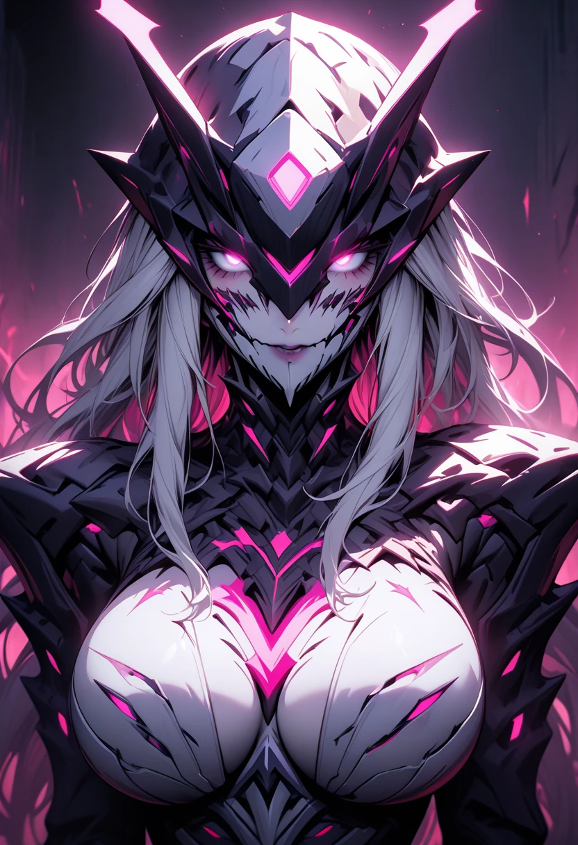 ((masterpiece,best quality)), absurdres, <lora:Lucretia_AFK:0.8>, Lucretia_AFK,
purple skin, solo, horns, angry, looking at viewer, detailed glowing red eyes,
upper body,
cinematic composition, dynamic pose <lora:GlowingNightmare:0.7>, GlowingNightmare