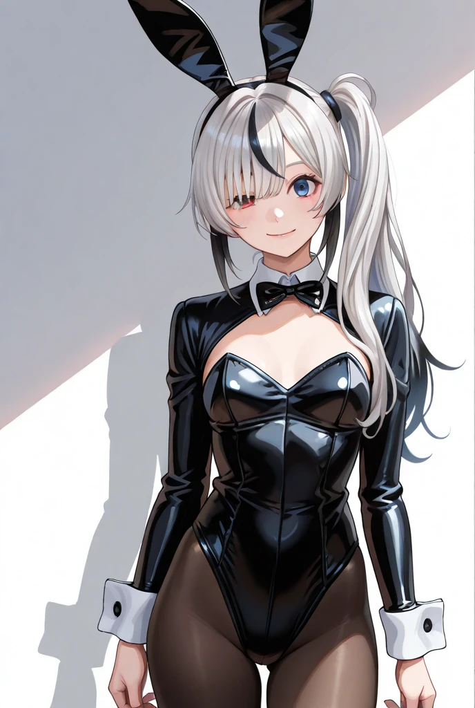 (((chibi)))、(((Lori)))、(((low length)))、(((Child body type)))、BDSM、Queen、mistress、One girl、solo、(((Long gloves covered to the fingertips in black latex:1.4 )))、(((Black latex corset dress:1.4)))、(((The corset dress is decorated with beautiful lace.)))、(((Corset dress with shoulder straps)))、(((Black latex tight mini skirt:1.4)))、(((Black Thigh Boots)))、Stiletto heels、(((Black latex panties)))、(((Black latex bra)))、(((Black leather collar)))、(((Sexy pose)))、Wide-open legs、(((Erotic)))、(((Cowboy Shot)))、Absurd, High resolution, Super detailed, Echidna, Brown eyes, Medium chest, hair_ornament, (colored eyelash:1.1), Capelet, Black Dress, Long sleeve, (eyelash, colored eyelash:1.1), Expressionless, Simple Background