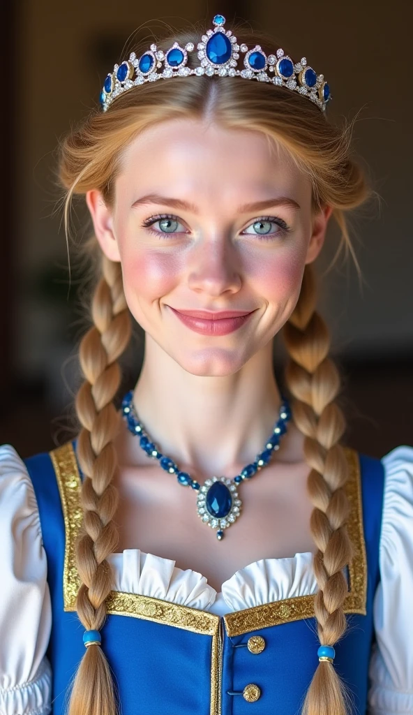 expressiveh
1girl, blonde, french braid ((feathered bangs)), beautiful, cute, pale skin, petite, short, slim, thin waiste, small butt, highly detailed face, blue eyes, freckles, stubby nose, cheeky smile
silver necklace with ring, lightblue medieval dress, peasant clothing, middle ages
medieval village, summer day, warm light, light particles
<lora:AmateurStyle_v1_PONY_REALISM:0.3> <lora:Expressive_H:0.3>, zPDXLrl, score_9, score_8_up, score_7_up, score_6_up, score_5_up, realistic, photograph, real photo, cinematic, natural skin, skin detail,