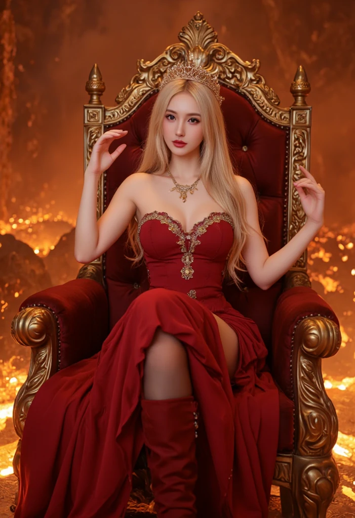 <lora:edg-hc_gowns-v2:1> full body view, majestic palace interior, confident pose, cascading chandelier light, albino woman in a resplendent ornate (black hc_gown:1.4), exuding sophistication and glamour, (lace, red eyes, ruby jewelry:1.2), (beautiful face, beautiful eyes, detailed iris, masterpiece:1.4), 8k, highres, ultra high res, absurdres, intricate details, extremely detailed, highly detailed, incredibly detailed, detailed skin texture, (blush:0.2), (goosebumps:0.3), subsurface scattering, golden ratio, leading lines, cinematic lighting