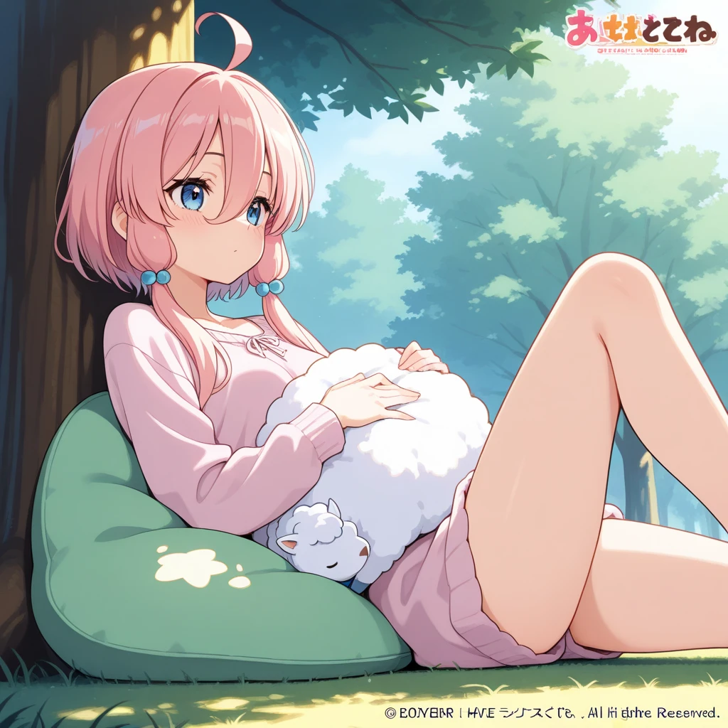 Red hair, green eyes, Anniedef, short hair, naked, white background, smoll stature, chibi, flat cheast, flat tits, show pussy, unclothed. medium thighs, small breasts, 1 girl, one girl, Open mouth, small stomach, curvy waist, round butt, show tits, small belly, clear skin, 1 girl, cute girl, smoll tits, curvy waist, good butt, (panty pulling), purple shirt, black eyeshadow, fake bear ears, flame, angry, look at viewer, fringe hair, one girl, pink pussy, pink backpack, view from behind, see from behind, bed, show butt, lying on the bed, butt up, 1 girl, 1 girl
