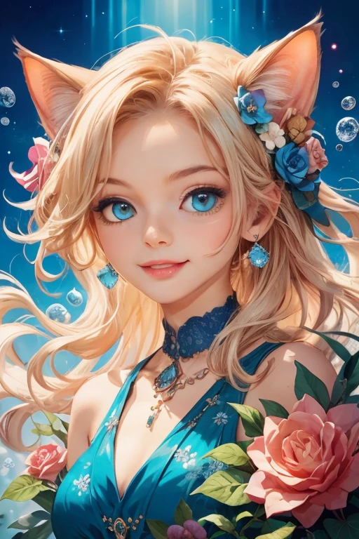 cute girl, anthropomorphic cat, feline features, cat ears, cat tail, female cat character, beautiful detailed eyes, beautiful detailed lips, extremely detailed face, long eyelashes, sensual, seductive pose, intricate details, fantasy, digital painting, dramatic lighting, cinematic, highly detailed, hyper realistic, 8k, photorealistic, masterpiece