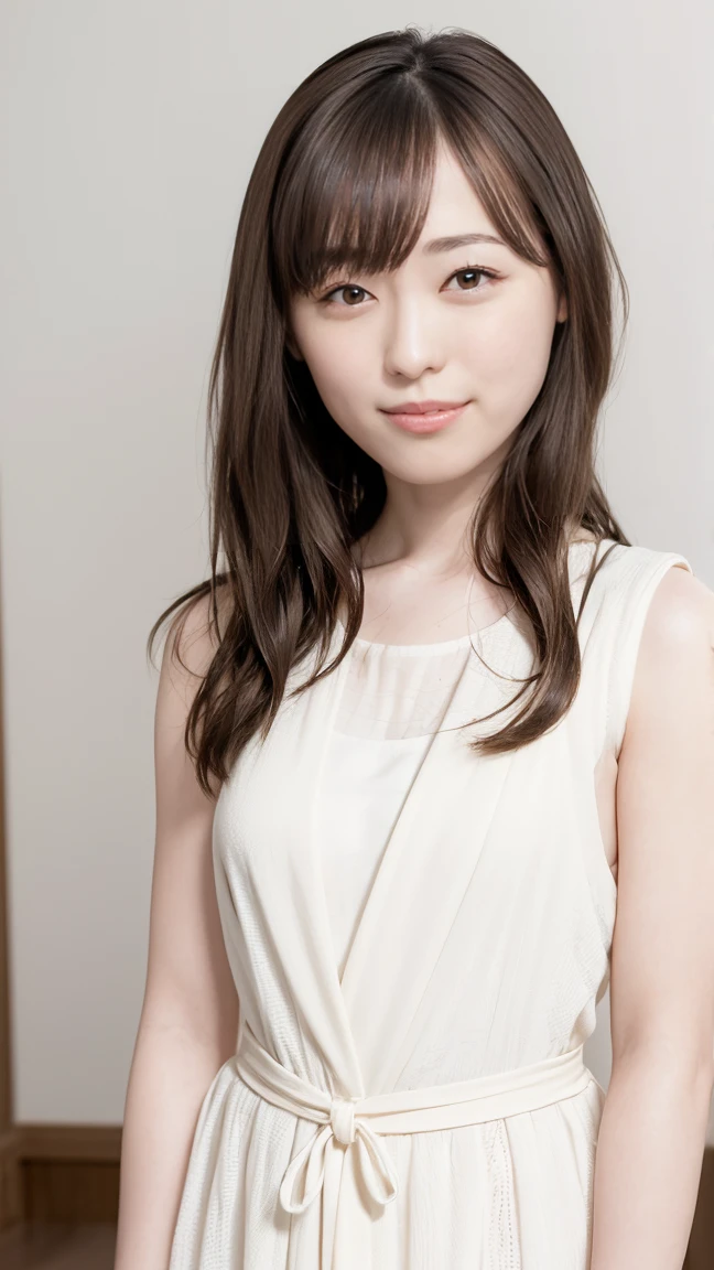 (Small Tits), (18-year-old), (very small head), dawn, sunlight, (Perfect body:1.1), (8K), (Very delicate and beautiful), (Highest quality:1.0), (Realistic), Realistic Shadows, (High resolution:1.0), Detailed skin, Very detailed, the body is slim, (Beautiful Hair, Real Hair, Thinning hair), blush, Realistic, Realistic Face, Realistic eyes, Small eyes, smile, (eyeliner), (mascara), (eye shadow), whole body、Open leg pose、Nipples、naked、Thick pubic hair、Bobcut、blonde、The background is a white wall
