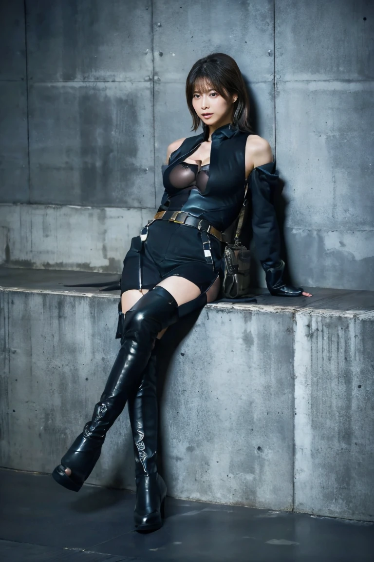 (Full Body View:1.3)、(Smiling with teeth showing:1.3),(Shibuya Gal:1.5)、(Beautiful:1.5)、(Neo-goth fashion:1.5)、(Punk RockVisual Kei:1.5)、(An off-the-shoulder hoodie in khaki and brown with delicate silver accessories.:1.5)、(A corset with a delicate beige and brown design:1.4)、(Dark grey, khaki and brown snakeskin bodysuit:1.5)、(Snake print headband:1.3)、(Beige and charcoal knee socks:1.4)、Embellished collar and long boots、(I'm selling snake print underwear.:1.4)、(Long eyelashes:1.3)、(20-year-old)、((Highest quality、8k、masterpiece:1.3))、1 Female、Slim and beautiful abs:1.3、(hairstyle casual、Beautiful boobs:1.1)、(Doing an aerobics pose:1.3)、dress:1.1、Super small face、Narrow eyes、double eyelid、A sloppy smile、Esbian all over、Dynamic Angle、Close-up、CPL Filter、Blurred Background、Bokeh、Blue Hour、Detailed face and skin texture、Detailed eyes、,(Twin tails:1.3)、(Brown-golden hair:1.3)、Gravure idol、(The background is a glamorous dance hall:1.3)、(Make your legs thinner:1.4)、(Slim body:1.3)、(clavicle:1.1)