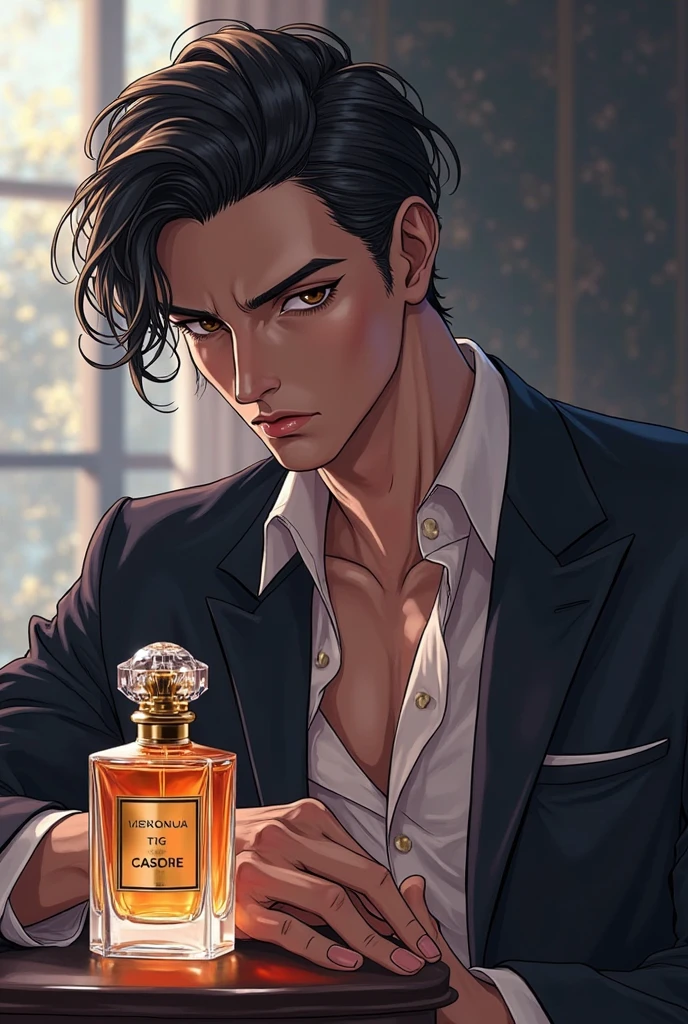 A men beautiful class , with perfum