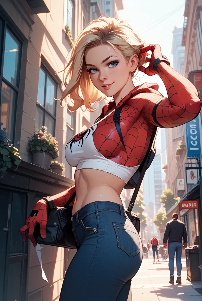 Hayden Panettiere、マーベルコミックの映画Poster、so beautiful、Movies about Spider-Man、sexy、whole body、Wearing a skirt、Premiere Date、Poster、belly buttonを突き出す、new york、She&#39;s wearing a ripped Spiderman suit、The suit is torn、Wearing a skirt、Red and black color scheme、dynamic、masterpiece、highest quality、Super detailed、Very detailed、Delicate and beautiful shine、Ultra-high resolution、Cinematic、break、breakドロップ、(Torn clothes:1.5)、(Wet clothes:1.4)、Bare shoulders、Real Rain、Wet Hair、belly button、Exposed Skin、sexyな肩を披露