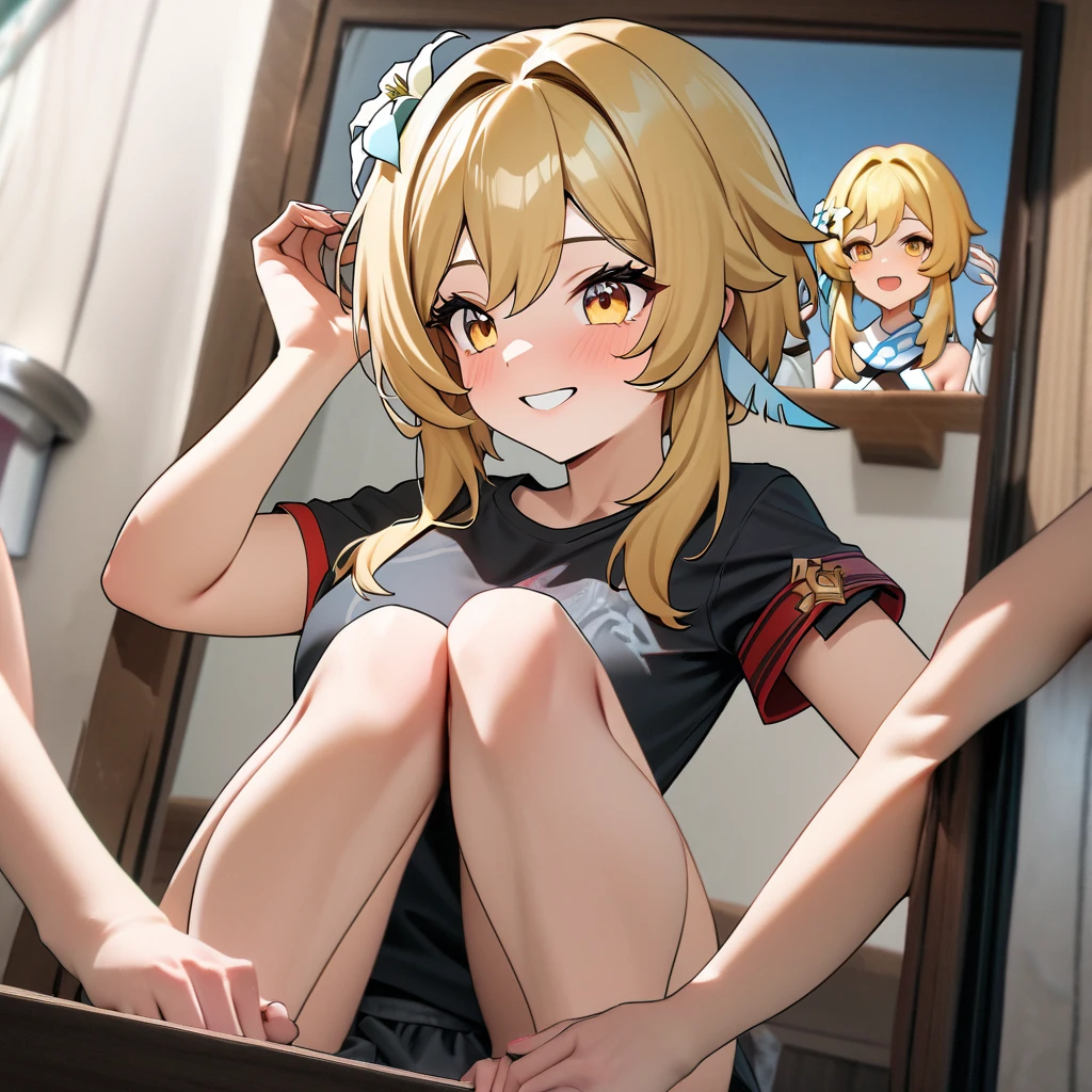 Multiple Girls, (masterpiece:1.8),(Highest quality:1.8),(Very detailed:1.8),(8K:1.8),(Ultra-fine Illustration:1.5),Random Hairstyles,Flat Chest,Small sailor suit,Ass,(red,,Bloomers:1.4),(Pose with a smile:1.5),running,(Full body angle),, Gymnastics