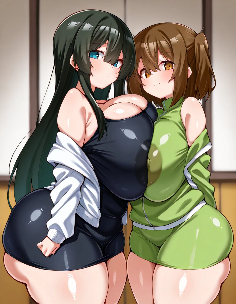 Kasumi Toyama,Band Dream!,(Mother and daughter:1.8), (Two Women:1.6),Peace of mind,peace of mind,Trance,Purple eyes,(Absurd, 8k, 4K, Tabletop, Extremely detailed:1.2), Highest quality, Perfect Anatomy,Perfect Face,Heart-shaped pupils,Being spoiled,looks happy,(big breasted mother:1.5),(A girl with very small breasts:1.5),Acme,Masterpiece Nipples,Black pubic hair,Erect nipples, (全裸のMother and daughterが向かい合って座っている:1.6), nsfw, NUDE, (In the hot spring:1.5), (Hot bath:1.4), (Sweaty:1.5), grin