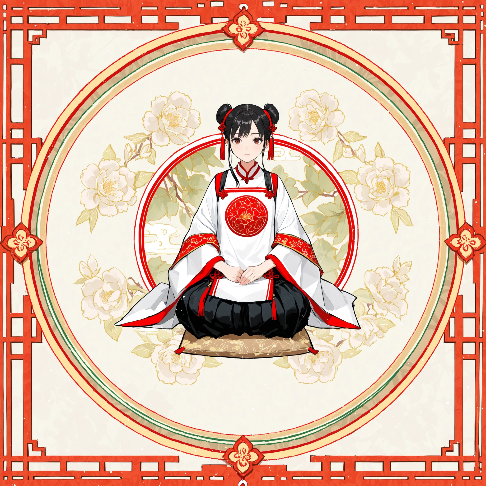 female, Auspicious pattern , delicate, Chinese Style, 