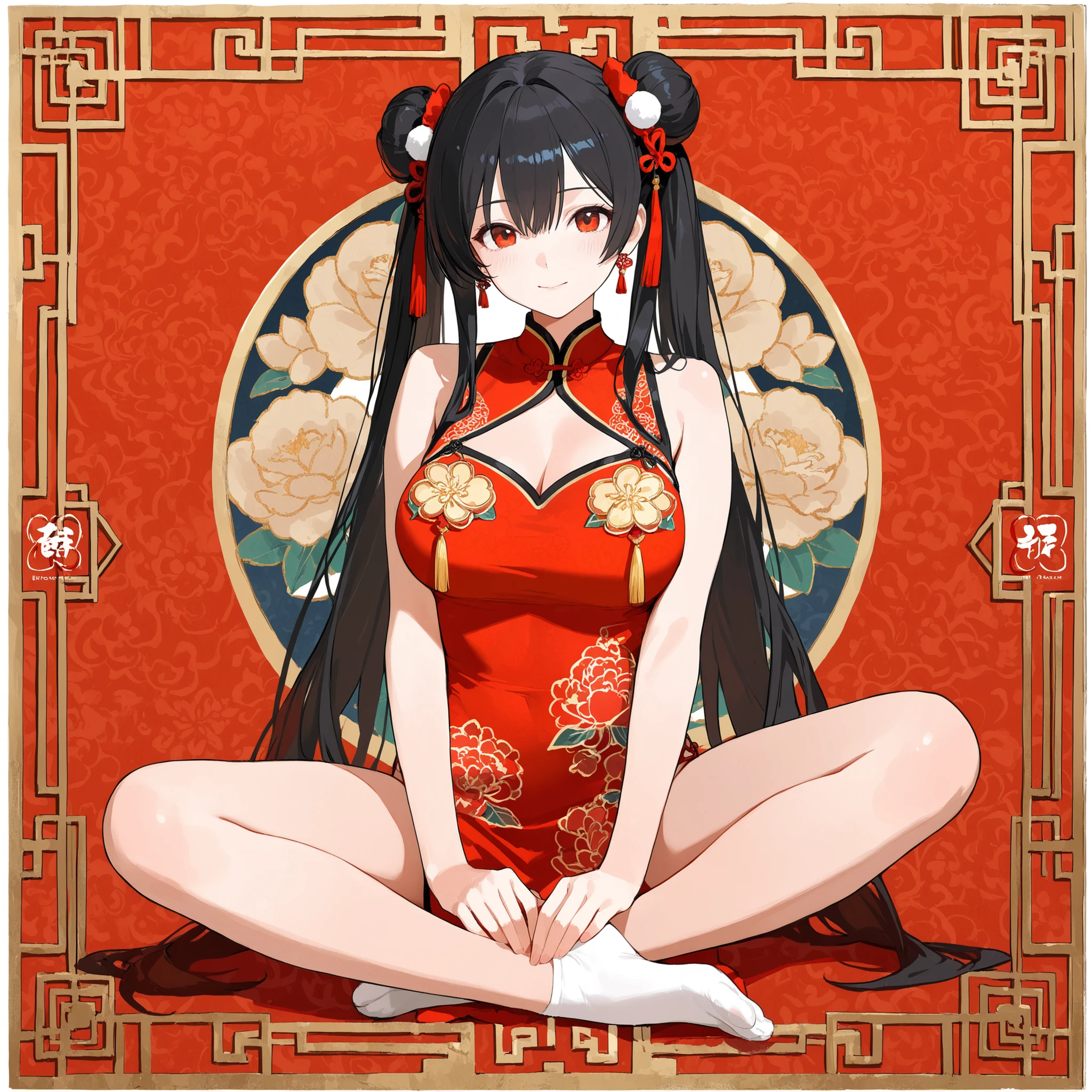 female, Auspicious pattern , delicate, Chinese Style,