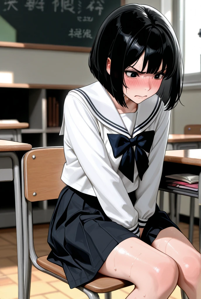 hinata\(boruto\), 1girl, solo,mature female,
BREAK (school uniform, white shirt, collared shirt, long sleeves, skirt, blue skirt, kneehighs:1.2),
BREAK blushed red,cute,shy,looking at viewer,cute pose,
BREAK (masterpiece:1.2), best quality, high resolution, unity 8k wallpaper,NSFW ,(illustration:0.8), extremely detailed face, perfect lighting, extremely detailed CG, (perfect hands, perfect anatomy),