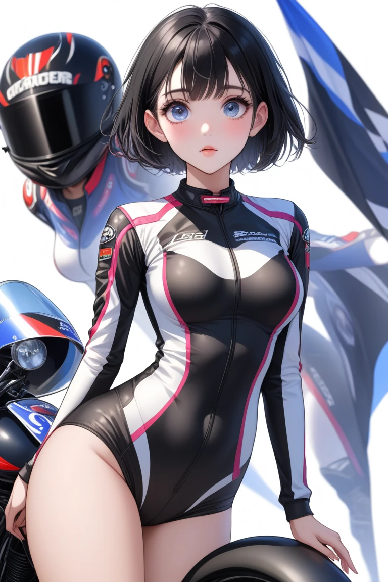 face girl E Cup Cute clothes Sexy smile, Speed Line,