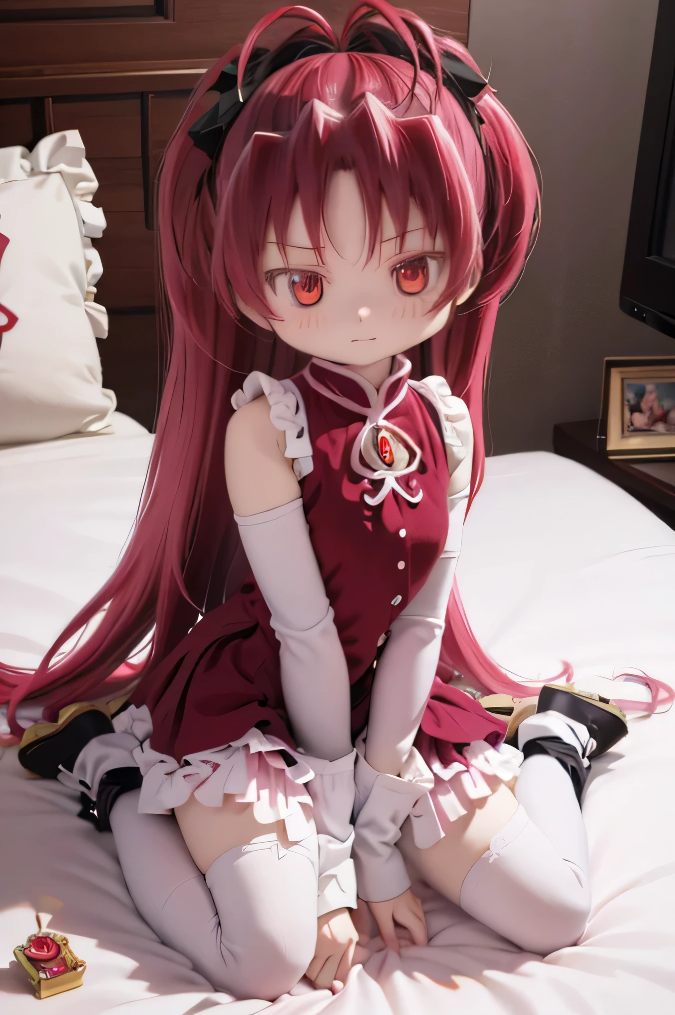          details,         Attention to beautiful women       ,          perfect face  ,    ,   Attention to        details ,         anime style,          bright color,   cute,  'n'n'              ,        Curvy and plump body      , , Rye and bed.   It's not good to wear  、         To hide it there           ,Sakura Kyoko's hairstyle                        、  cute,full body