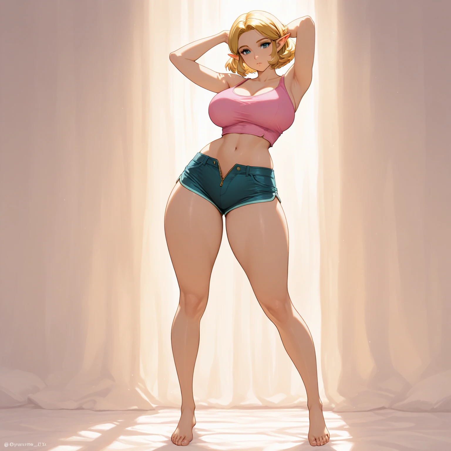 1 chica, {{{lucyheartfilia}}}, hermosa chica adolescente, mira al espectador, {{{imagen de cuerpo completo}}}, {{{utiliza tacones altos negros}}}, {{{sexy bikini from ma movie dragon cry from Fairy Tail}}}, posa sus hermosos tacones negros altos de pie, (((mejor calidad))), (((calidad 4kl))), (((ultra best definition))), ((better face definition))), (((best anatomy))), (((noise removal))).

