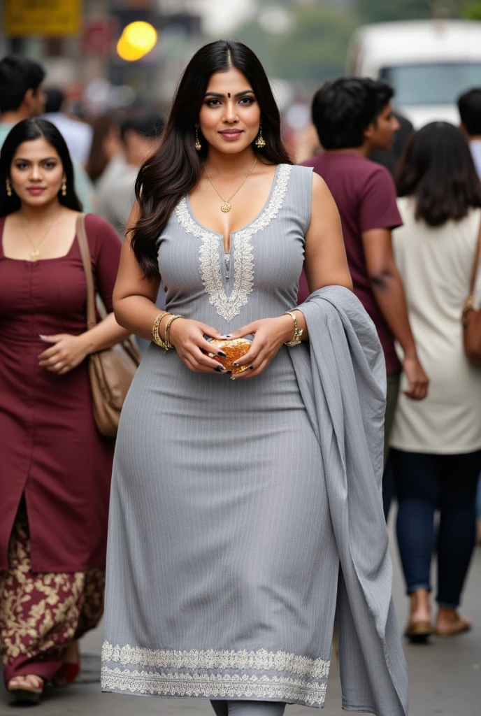 (photorealistic), beautiful lighting, best quality, realistic, full body portrait, real picture, sexy, curvy, western outfit, hot Indian Woman, 20 yo, narrow face, pale skin, tall, Fujifilm XT3, outdoors, bright day, Beautiful lighting, RAW photo, 8k uhd, film grain, ((bokeh))