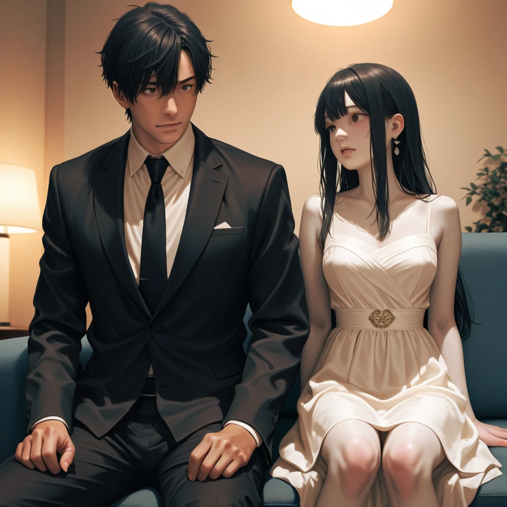 A vampire girl dating her anime vampire boyfriend