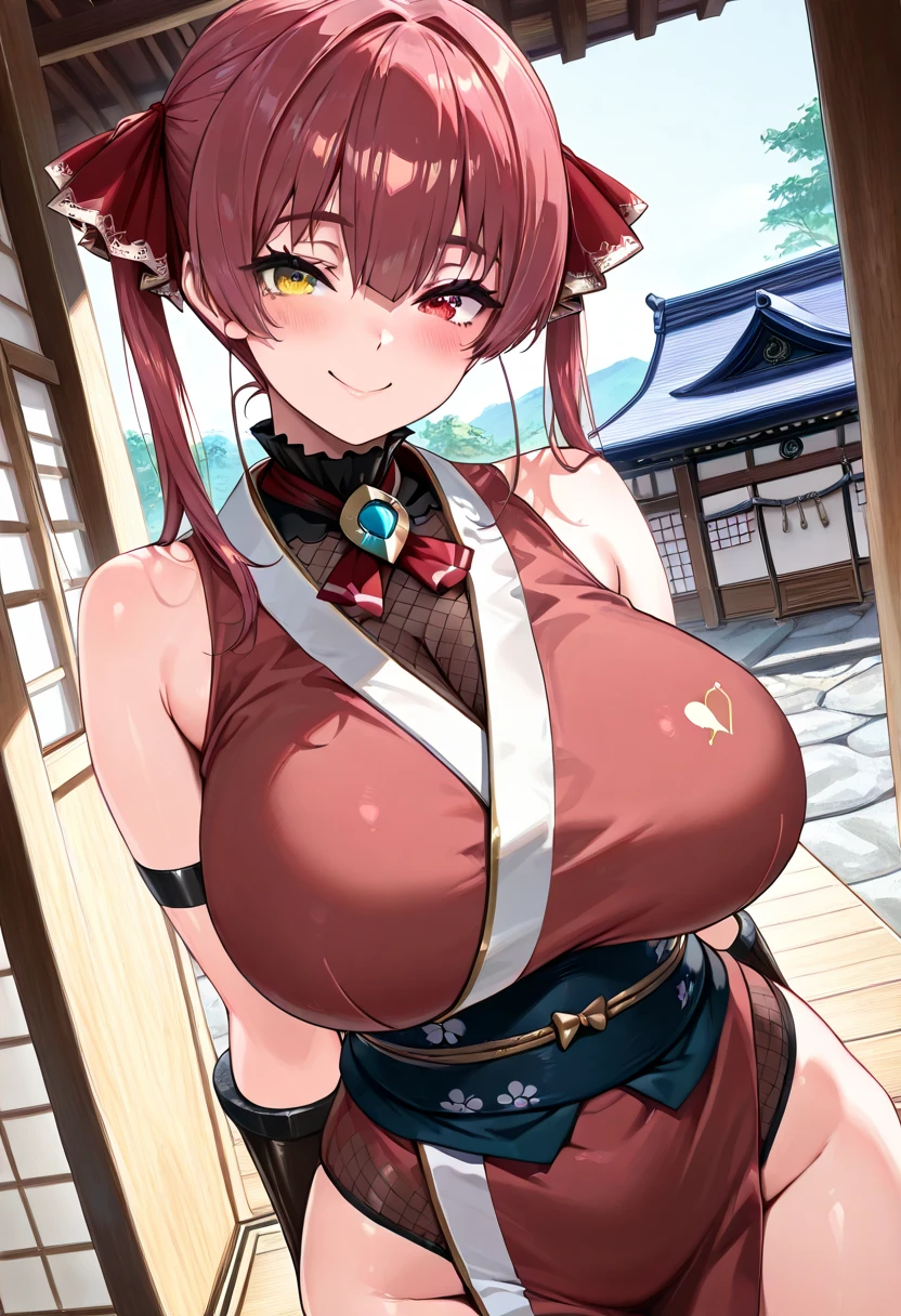 Chibi, busty, momo yaoyorozu , very big chest, kawail realistic nude very long breast,