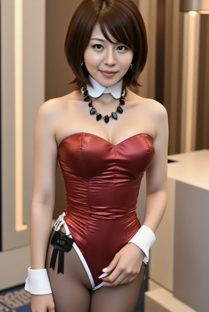 masterpiece, 最High Quality, photorealistic,  details, HD,on bed,full body,美しくdetailsな目,  Beautiful Detailed Lips,  非常にdetailsな顔, Little Sana Head,  small areolas, cinematic lighting, photorealistic, 8k, High Quality, スーパーdetails, look at me,smile,(lingerie),( garter belt:1.2),(  Light brown hair full of joy  :1.2),( office:1.2),(is big :1.2),(full body:1.3),slender,beautiful legs,(chest:1.3),(sexy pose),Playboy Bunny Girl, (Bokeh:1.3) ,portrait taken by Kanomi,(black pantyhose:1.3),black pantyhose,(最High Quality, masterpiece:1.2), (realistic, photo-realistic:1.4), RAW photos, HD, 複雑なdetails, 非常にdetailsな, cinematic lighting, (Big Breasts, Round Breasts, 超Big Breasts:1.4),   dark-haired, detailsな顔,  Beautiful Eyes , sophisticated nose, New York, pale skin, Body Accessories,  ear piercing with head up, Vintage Necklace,  Jewelry, gem,,break,, (can black people touch my chest, A black man grabs her breasts:1.8), (  man touches her body  ,   A man touches her buttocks  ,  Holding her breasts from behind、A man touches her thighs:1.4), and、there are a very large number of men gathered around her , Crowd surfing, photo background, indoor, Large room, luxury hotels, (最High Quality, masterpiece:1.2), (realistic, photo-realistic:1.4), RAW photos, HD, 複雑なdetails, 非常にdetailsな,A man with a beard touches a woman、A man holds his waist、Many men approach the woman:1.3)、(Excessive 、cum の上 body:1.Cum in her vagina)、(( Notice),(  1 male and 1 female ,sex),セクシーlingerie,garter belt,full body,on all fours,full body, beautiful feet