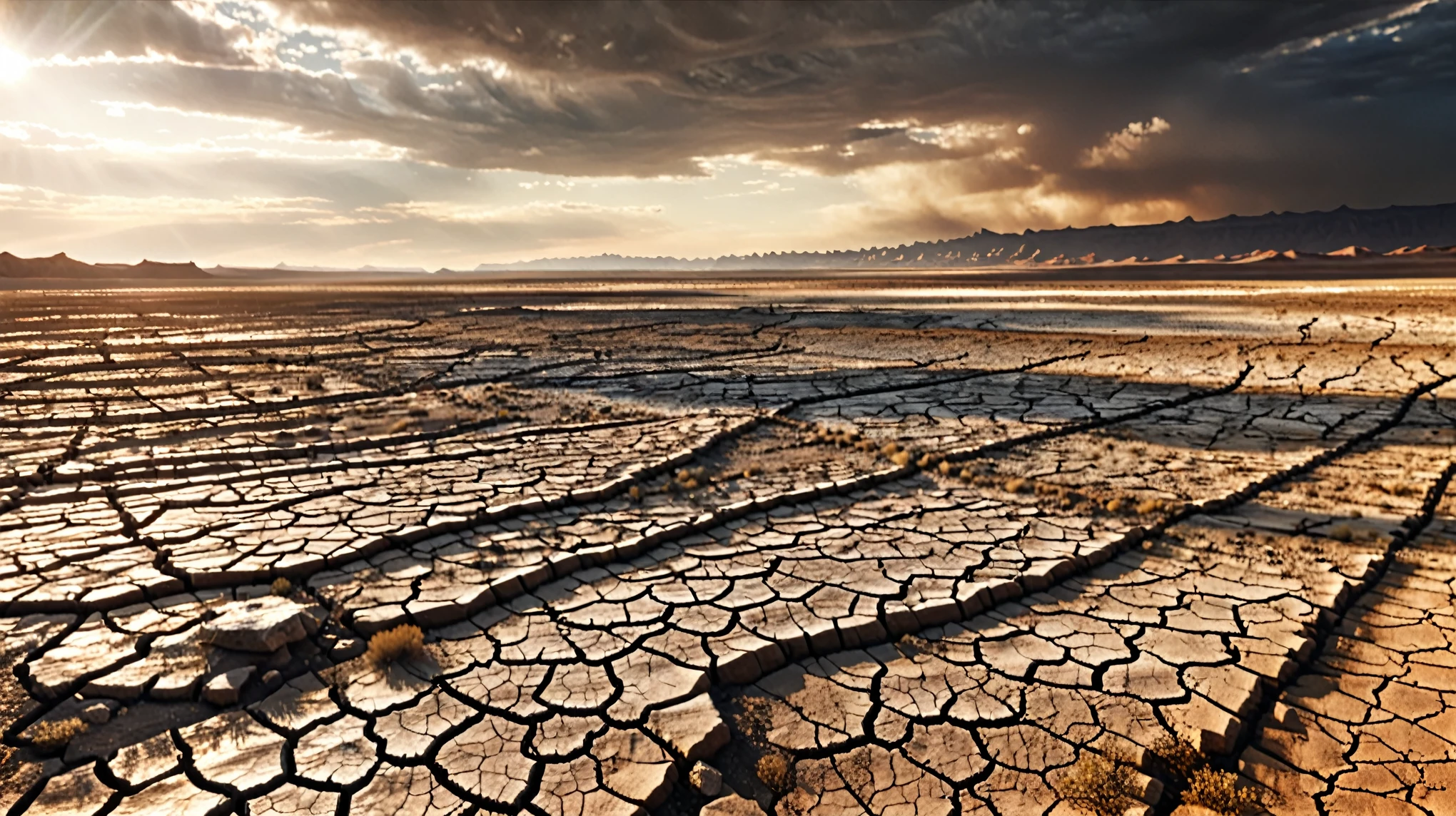 Dynamic Photo of a barren land, stunning picture, realistic cinematic style, 4k ultra HD quality in 3D