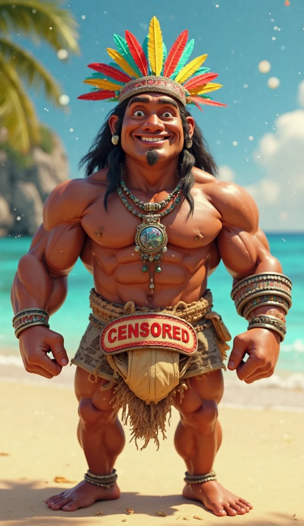 Super muscular adult boar beastman,manly,Short Hair,(Wear Hawaiian traditional clothing:1.7),Open your mouth and stick out your tongue,(Surrounded by erect men:1.2),(a large amount of semen on the face and body,:2.0),Southern Island,(Anal Sex:1.9),Brown fur,Black hair and beard,M-shaped legs,Tattoo,Close ~ eyes,Erect penis,(Big cock),(Nipple ring piercing:1.2),Blindfold,Constraints,Hands behind back,(Deep Throat),semen gushing out of the anus,(Highest quality)