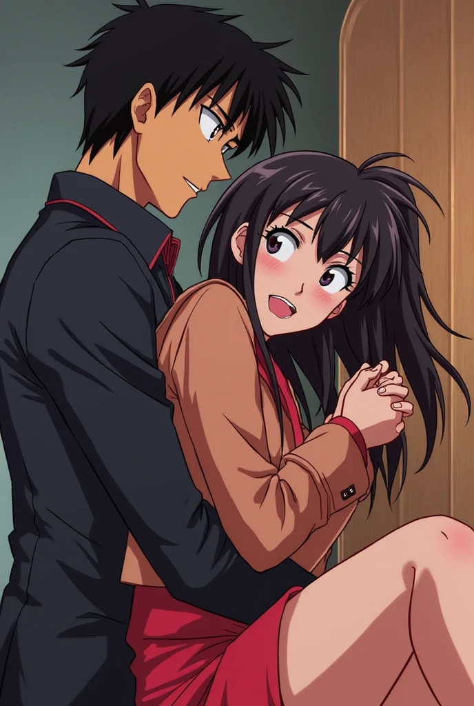 Misato Katsuragi being raped by Shinji Ikari