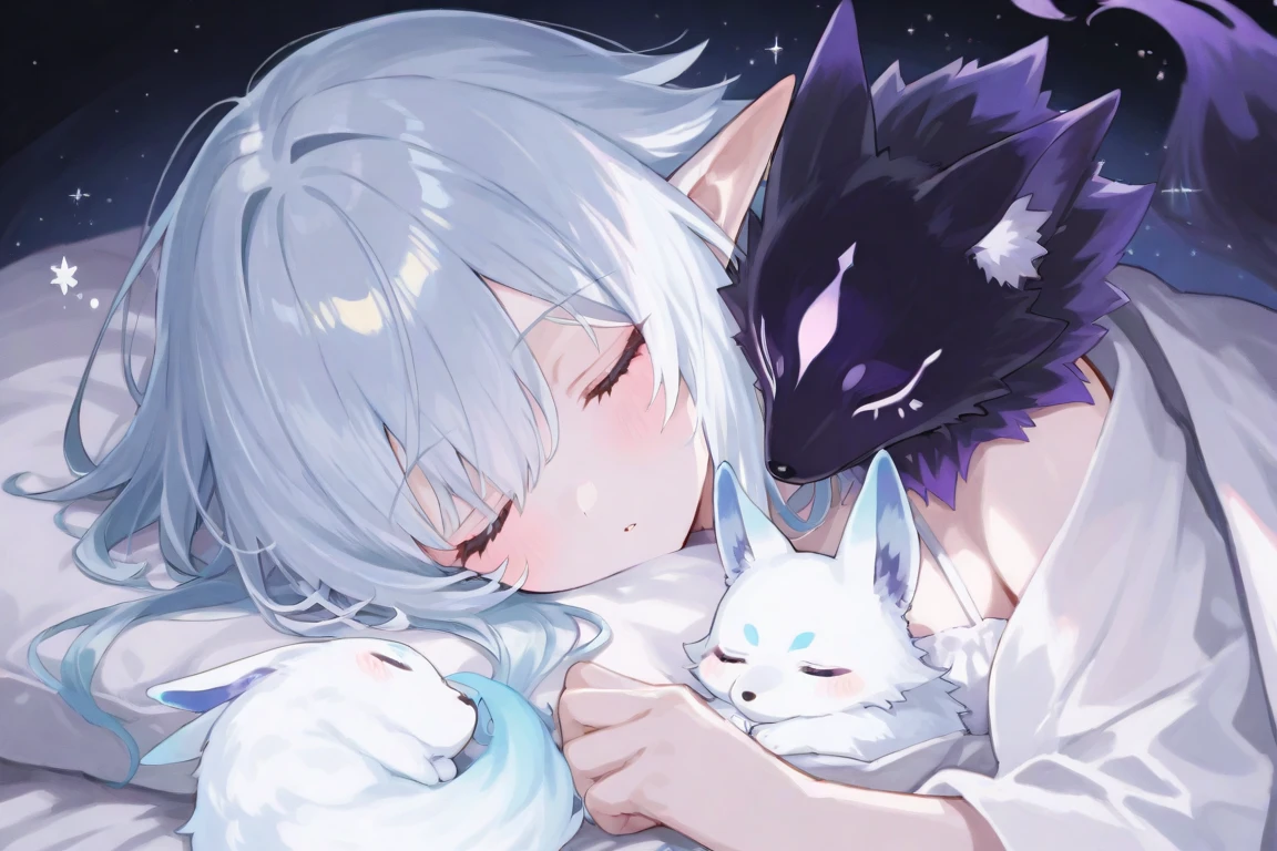 POV furry art, shota, long hair, blue eyes, glowing eyes, girl boy, snowfall, In the middle of the night, Fox Ears, navy blue ears, Fox Tail, Dark blue fox, dark blue jacket, cute, collar, two tails, space katana, fur body, naked body，Girls all over, the lower body is, Snow fox, personagem, Masterpiece, Fluffy Tail, currents,,the highest picture quality, 8K, FULL HD, tattooed，naked body， winter，，，  light blue hair, 10 years, child, gallows, struggling,begging for mercy, crying, Killed，The expression is painful and desperate，Hanged and choked，Fluffy hair，nude，Abuse，hdt，Hanged and choked，gallows,Suffering，The long sword runs through the chest，strangled，Struggling painfully，Being pierced into the ground