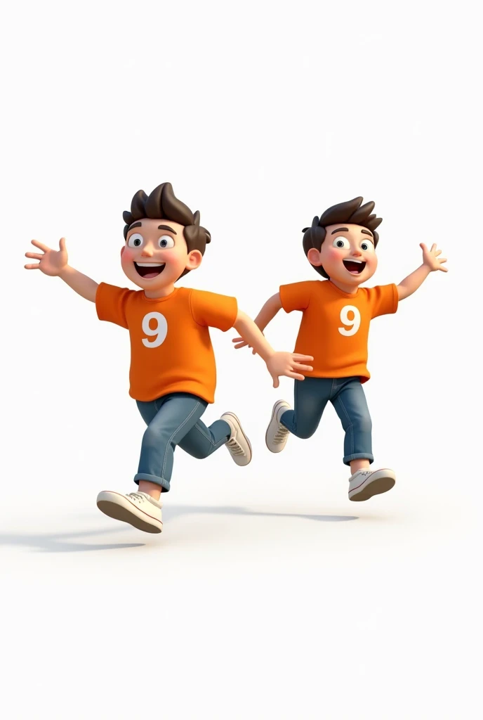 There's two boys who are playing with a frisbee, raising an arm, next gen, Punhos no ar, imagem empilhada, olhando para cima, photohopped, tiro para cima, hands in air, Ad image, jumping towards viewer, waving at the camera, acenando e sorrindo, pular, voar e comer sapos, Raised Hands, up hands, raised hand, hands in air