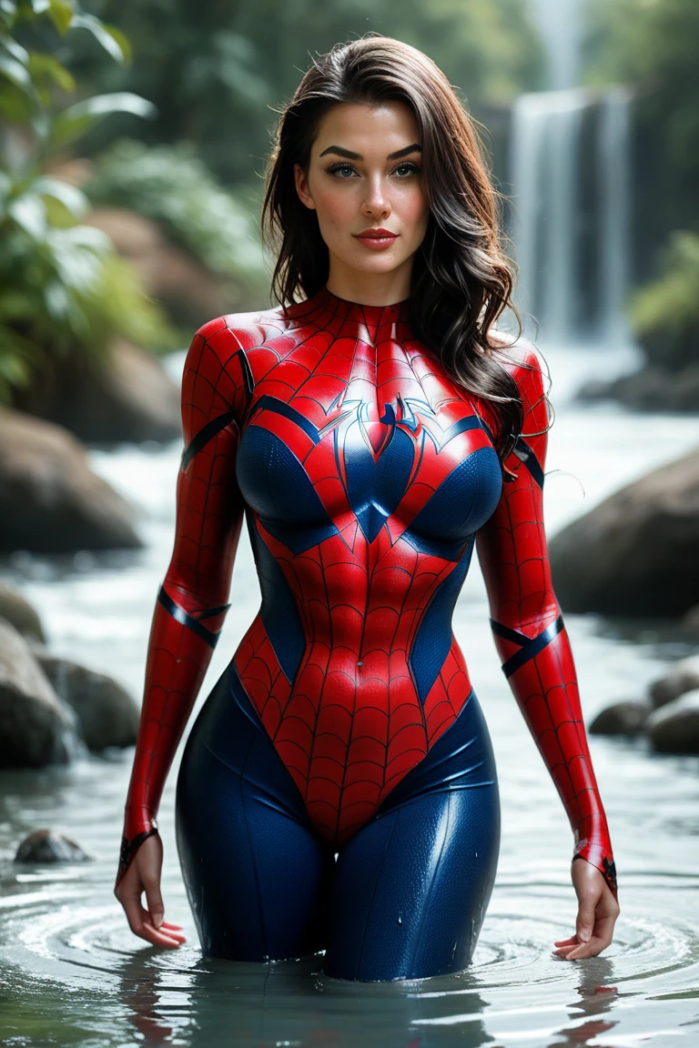 Spiderwoman with big ass and big boobs