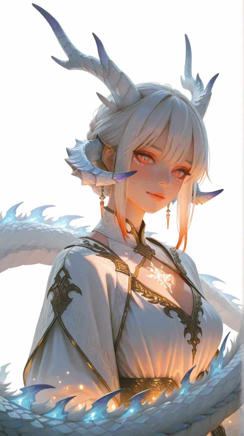 (Highest quality、High resolution、8k、masterpiece)。Look away、Open your mouth、Pink Eyes、Silver Hair、Heart shaped pupil、teeth、tongue、tongueを出す、（Original Character, (1 Girl)、Perfect Face、((short hair:1.2))、(Hair above one eye:1.3)、[[Disheveled Hair]]、Detailed eyes that shine、Light and shadow、Glowing Skin、 (Curvy but slim), ((High angle shot))、Full body、bracelet、necklace、Disheveled clothes、Follow the Silver Wolf、Edo Period、kimono、Shunga、Ukiyo-e、