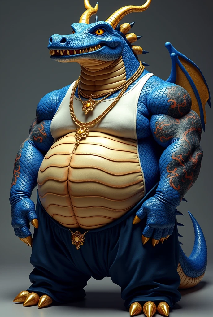 dragon king, a dragon tribal chief, eastern warrior, male dragon, hefty body, with very big muscles, hulking, huge, colossal body, extremely strong, huge abdominal muscles, hefty abs, pecs, plump big muscle abs, Strong and robust muscle abs, daddy body muscle-gut abs, massive prominent muscle abs, sharp claws, legs, feet claws, full body, loincloth, nipples, 4k, best quality.