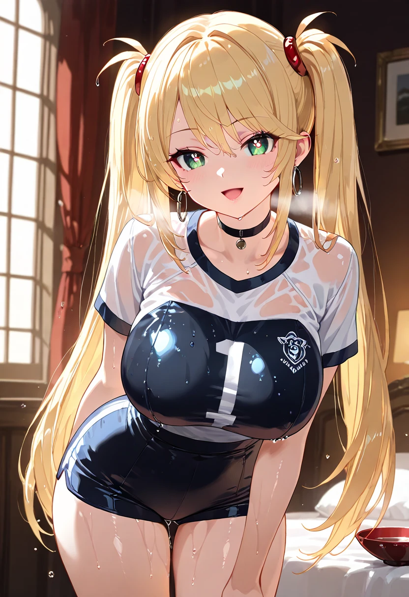 best quality, (masterpiece:1.2), detailed, medieval,
Rumia Tingel,
1girl, solo, ((blush)),
medium hair, blonde hair, short ponytail, blue eyes, green bow, x hair ornament,
((( blue eyes, ultra-detailed eyes))),
Dynamic pose, ((blush)), medium breasts, medium hair, background, perfect anatomy, healthy skin, glowing eyes, cat ears. ((((sitting in a bar)))). (((((Casual clothes, navel, healthy skin))))), confident. (((Dominatrix,latex cropped tank top, latex skirt, authority, merciless)))