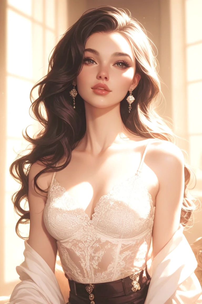 (Best Quality, masterpiece, High resolution, Imagin sin procesar, ultra detailed, 8k), 1 girl, jovin, sexy, Beautiful, lolita, tanned skin, with, middle position, in, kitchen, rastas largas intrelazadas with cintas blancas, ((in una pose dinámica y sexy mostrando el culo)), beautiful detailed eyes, piece of hair, jewelry, choker, soft smile, lipgloss, Realistic portrait, ultra detailed