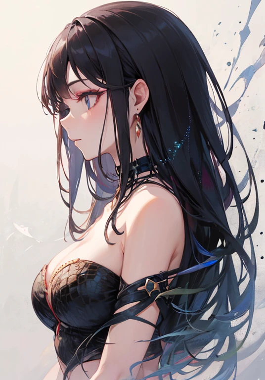 A muscular man in a jet-black swimsuit,masterpiece, best quality, ultra-detailed, illustration, an extremely delicate and beautiful,perfect anatomy,perfect hands,BREAK
