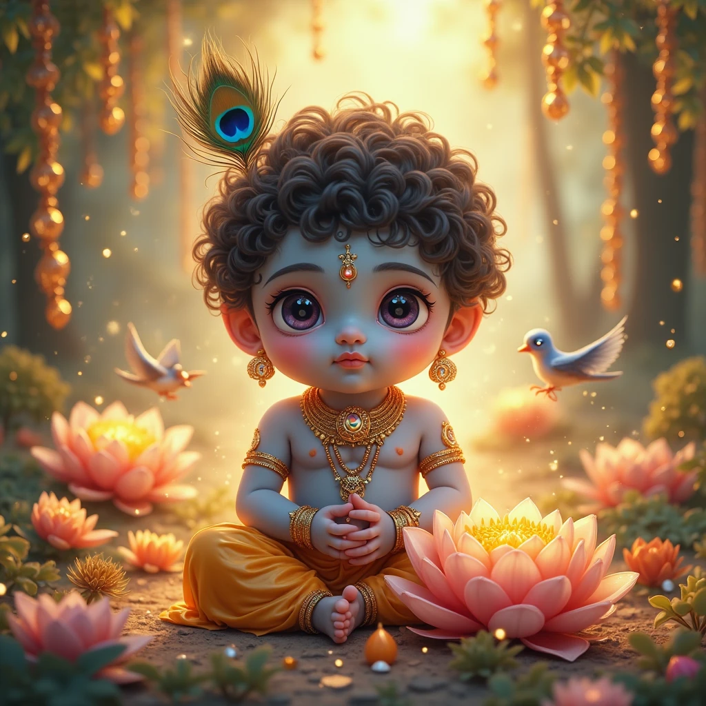 Little krishna Under of Split AC